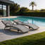 Chaise longue d'extérieur en osier-1112176277
