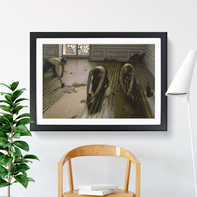 The Floor Scrapers by Gustave Caillebotte - Framed Print