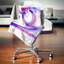 Art abstrait fractal mauve - coussin imprimé abstrait-29340087-29340090
