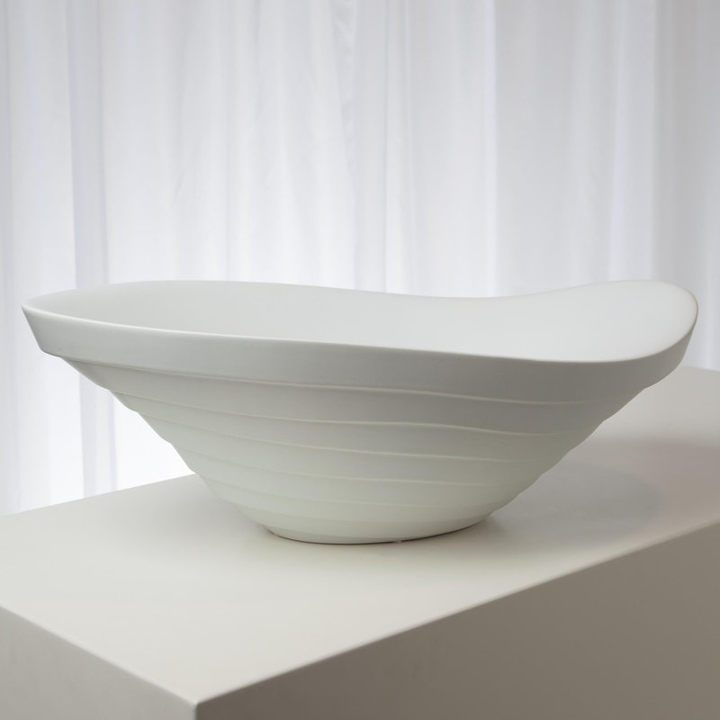 Terrace Bowl-Matte White