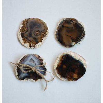 Crystal 4 Piece Coaster Set