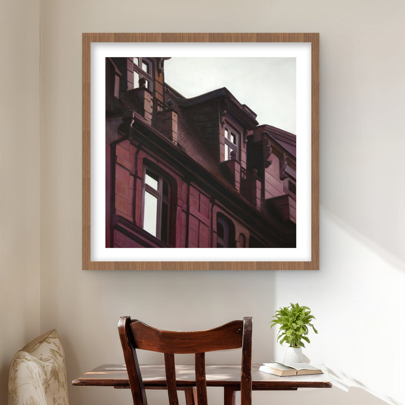 «Architectural Building - Hyperrealist Cities», reproduction encadrée, H 24 po x l 24 po