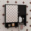 Pharmacie de salle de bain avec miroir, 29 po x 28 po, armoire de rangement murale avec porte, tablette personnalisable et barre à serviettes-1798904045