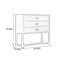 Armoire classique à trois tiroirs en bois massif-103002631