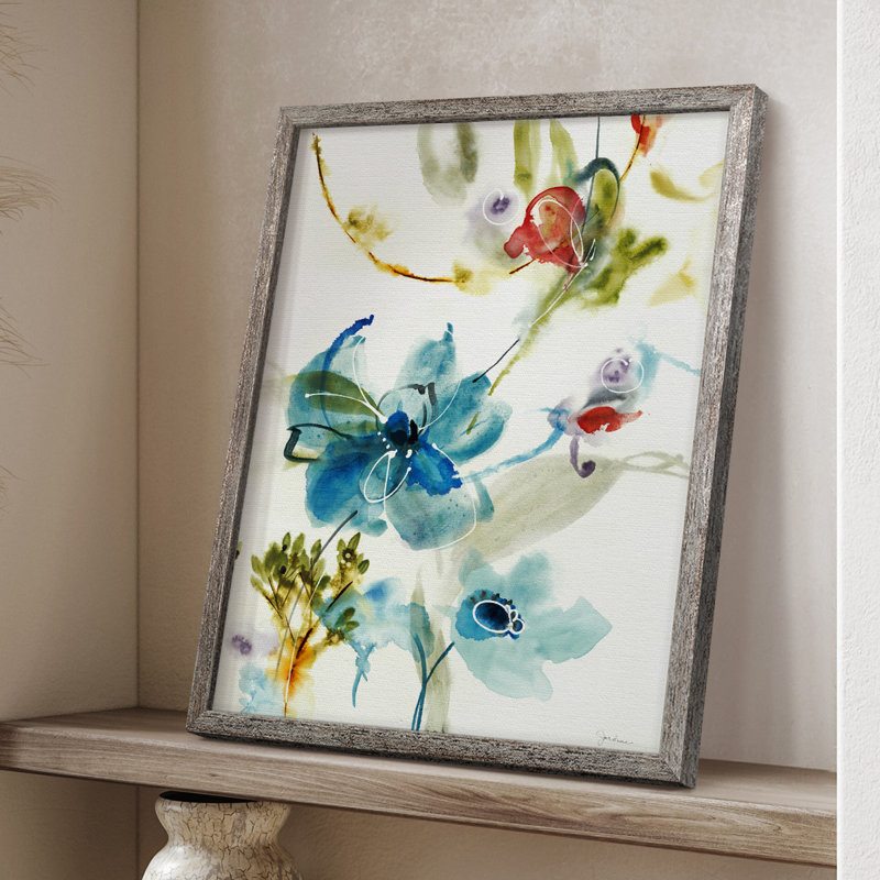 «Color of Summer I», reproduction encadrée - bois massif, H 21 po x l 17 po