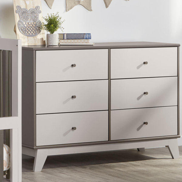 Little Seeds Rowan Valley Flint 6 Drawer Double Dresser & Reviews | Wayfair