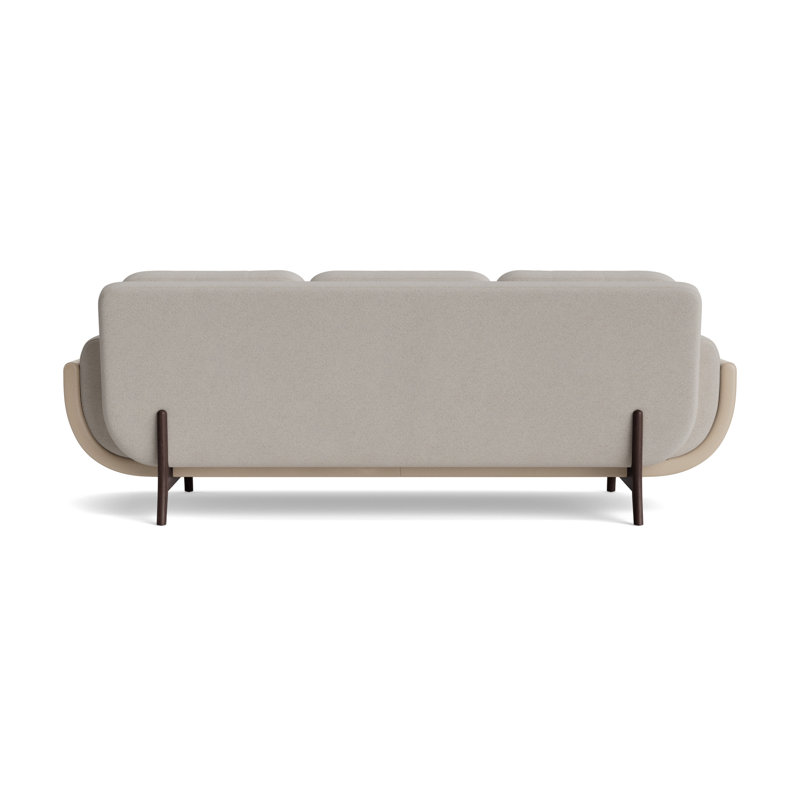 Regatta 100 Sofa, Boucle - Dove Gray/Greenwich Leather - Taupe, Java
