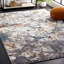 Tapis gris / ivoire Teit Shag 142-234823045