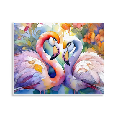 Plaque murale flamant rose, par Shelly Craig
