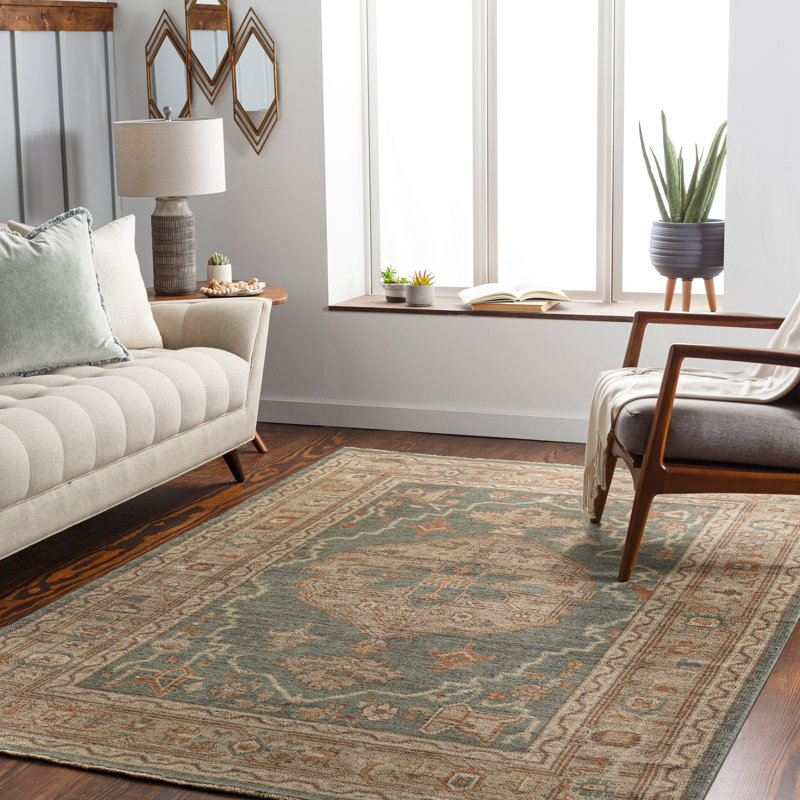 Meja Wool Oriental Area Rug, Rectangle 2' x 3'