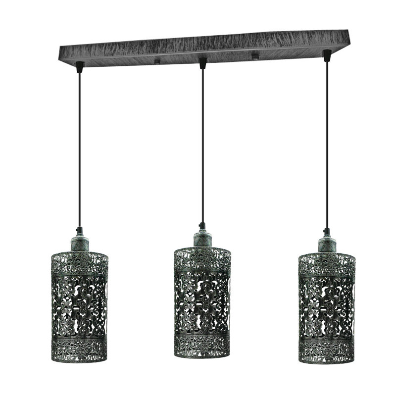 Rebound 3 - Light Kitchen Island Pendant, Brushed Silver