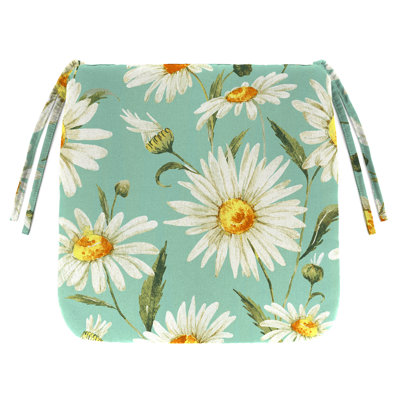 16" x 16" Outdoor Seat Cushion with Ties (Set of 2)