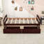 Lit plateforme simple avec rangement et tiroirs-564685113