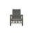 Belle Isle Sling Aluminum Frame Hidden Motion Chat/Lounge Chair With Marine Grade Polymer Arm Accent-98358307-98714557