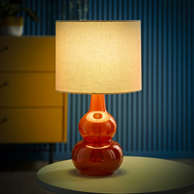 Zilwaukee Glass Table Lamp