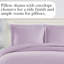 Southshore Fine Linens Southshore Basics Duvet Cover Set in Lilac, Double-Brushed Microfiber Bedding with Hidden Zipper Closure and Corner Ties, 2 King Pillow Shams, King/California King-336246588-336246577