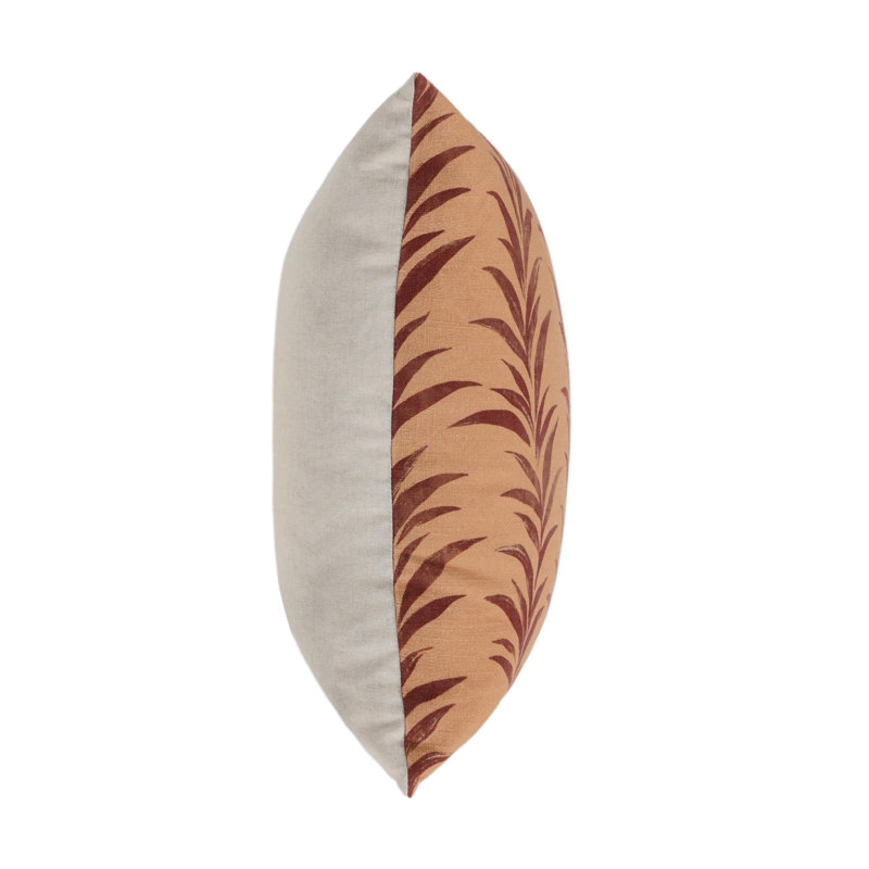 Alula Pillow Cover & Insert, Burgundy, Square 22"