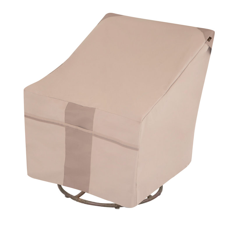 Modern Leisure Monterey Patio Swivel Lounge Chair Cover, 2-Pack, 37.5"L x 39.25"W x 38.5"H, Beige, 37.5 H x 39.25 W x 38.5 D
