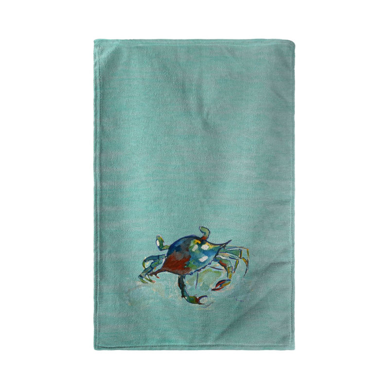 Essuie-mains en coton crab