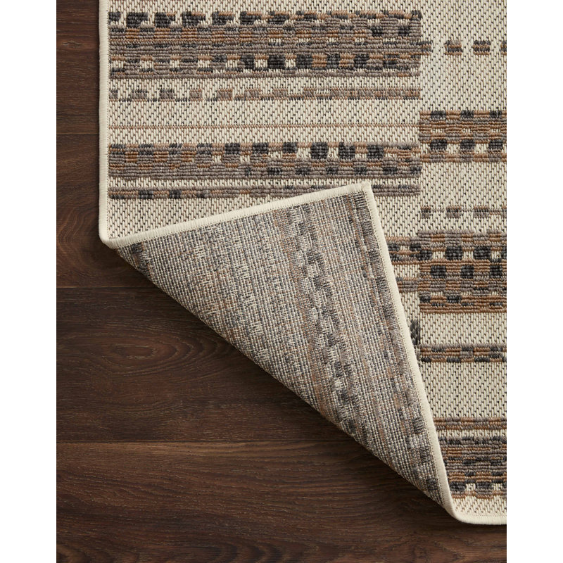 Tapis ivoire / taupe Oakhaven II Rainier, Rectangle 11 pi 6 po x 15 pi