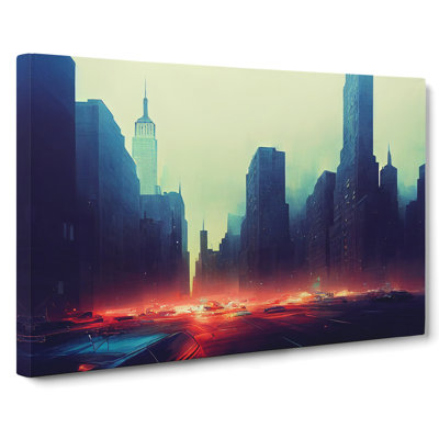 A New York City Skyline Vol.2 - Wrapped Canvas Print
