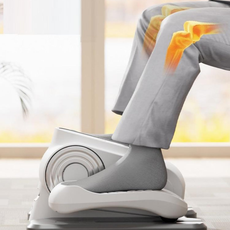 Appareil d'exercice elliptique sous le bureau, appareil d'exercice électrique pour les jambes tel que vu à la télévision, appareil d'exercice à 12 vitesses pour les pieds en position assise, appareil d'exercice portable à pédale mini pour le bureau à domicile