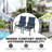5-piece Patio Dining Set With Umbrella Hole, Breathable Textilene Fabric-130376076