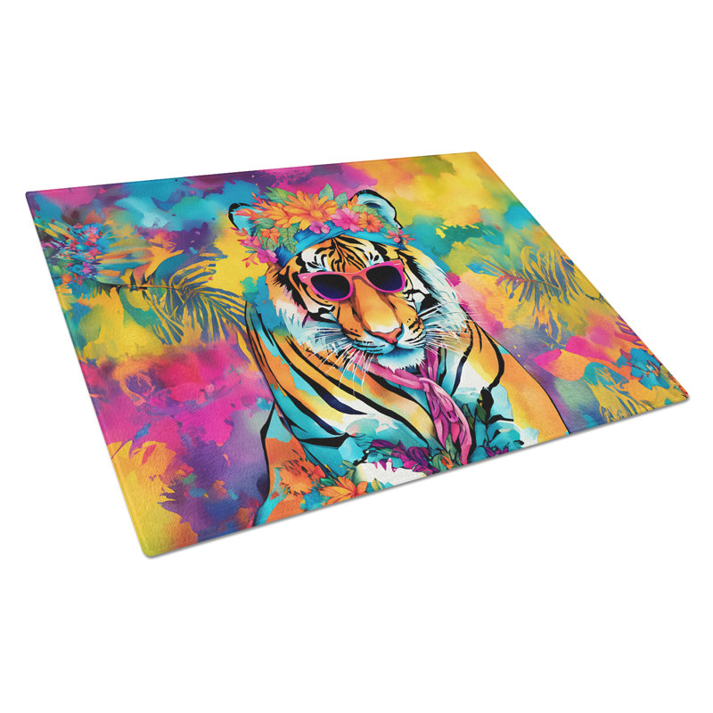 Planche à découper en verre Hippie Animal