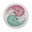 Sous-verres ronds en cuir Nautilus Palm Beach-119015145