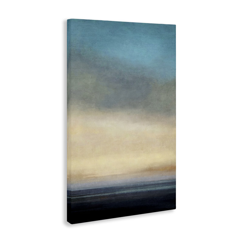 «Stormy Beach Abstraction» par Suzanne Nicoll, H 36 po x l 24 po