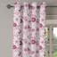 Rideau à œillets décoratifs à 2 panneaux Red Barrel Studio®, 50 po, rose marron-1057915574