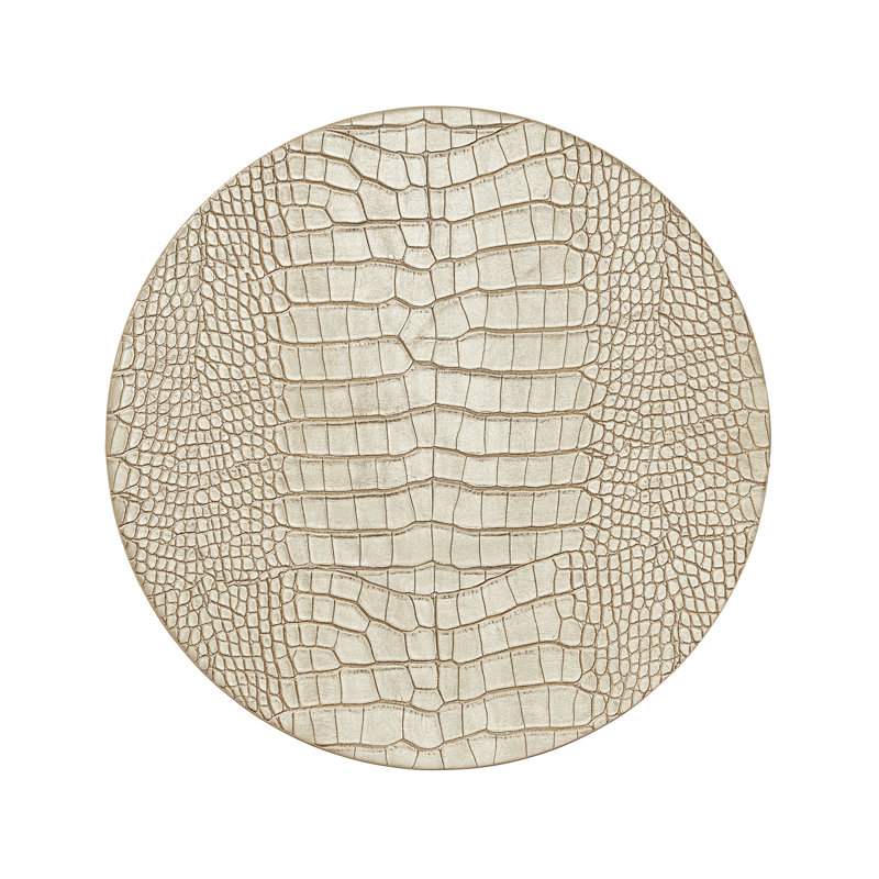 Croco Placemat, Gold