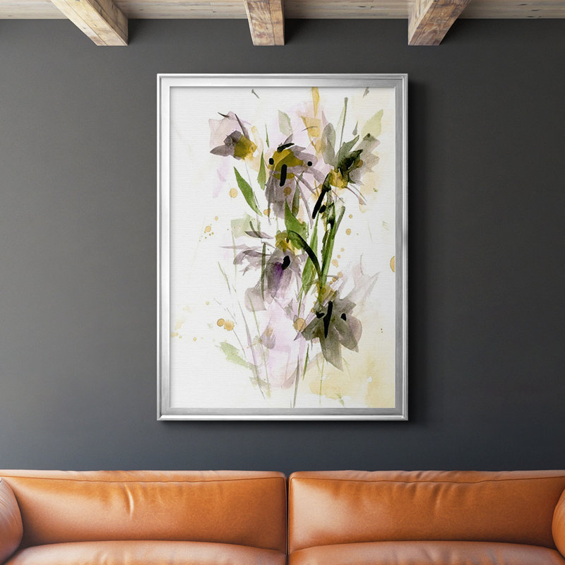 «After Rain IV», reproduction encadrée de qualité supérieure - prête à être accrochée, H 42,5 po x l 30,5 po x P 1 po, Argent