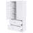 Tall Bathroom Storage Cabinet With Two Doors, Drawers, And Adjustable Shelf For Organized And Stylish Storage Solutions-2062843810