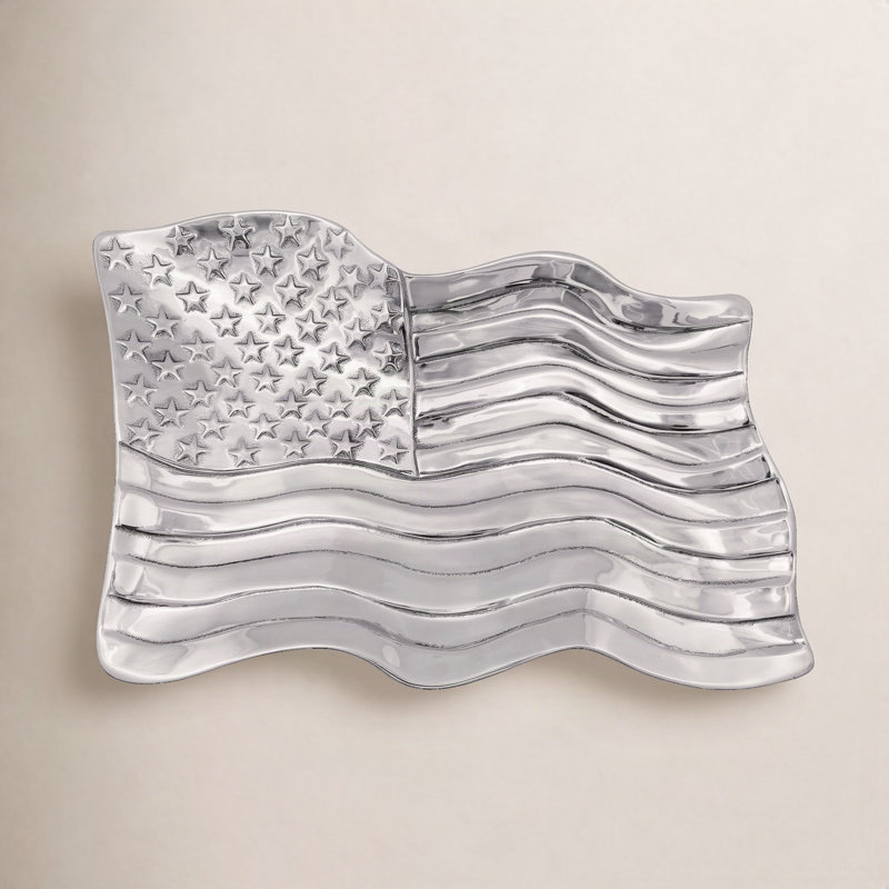 American Flag Large Platter