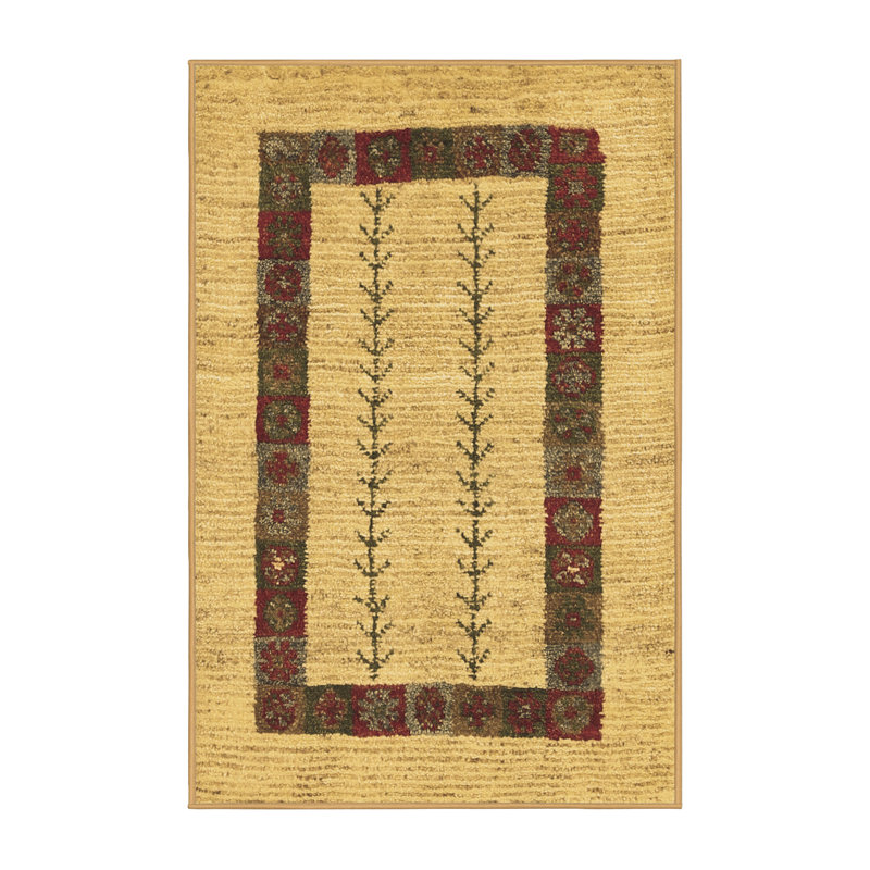 Tapis contemporain brun uni 2848, Rectangle 3 pi x 5 pi