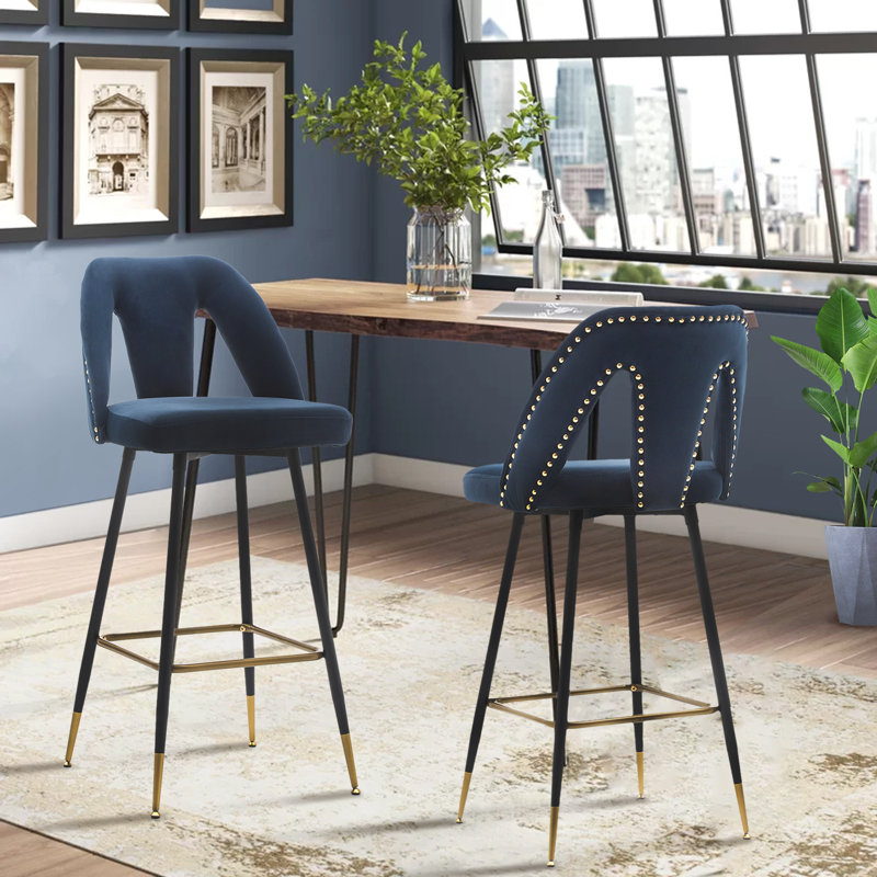 Tabouret de bar 29,5 po Buskerud, Bleu