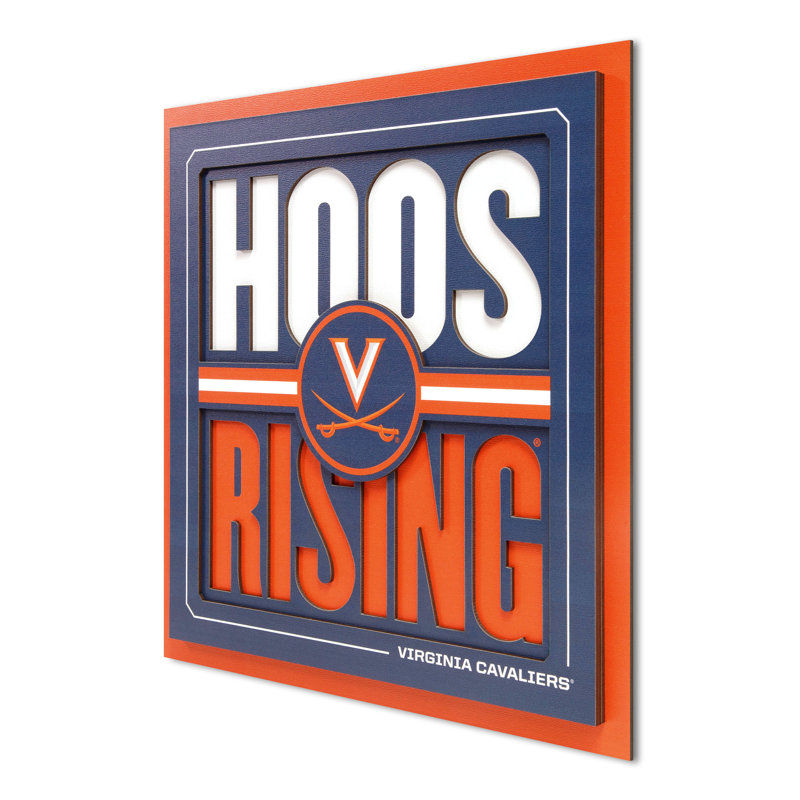 «Virginia Cavaliers Slogan Series», art mural 3D, Virginia Cavaliers