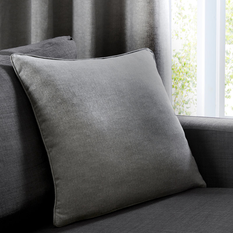 Square Cushion, Charcoal