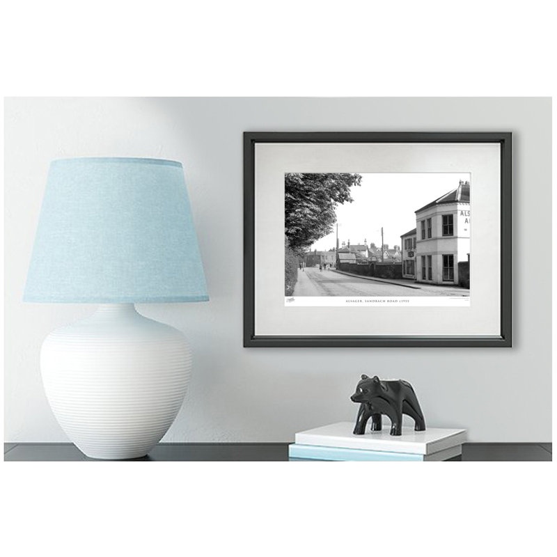 Alsager, Sandbach Road C1955 by Francis Frith - Single Picture Frame Print, 45cm H x 60cm W x 2.3cm D