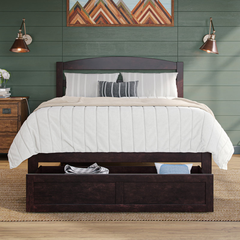 Elliana Kids Twin with Drawers, Full, Espresso