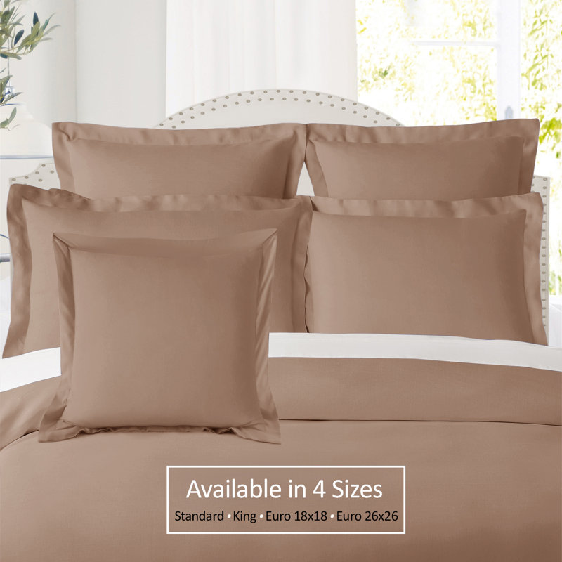 Polyester Bedding, 18" x 18", Taupe