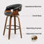 Ensemble de 3 tabourets de bar pivotants Devlin Mordern-1590642905-1590642904