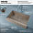 Karran Quartz 34'' X 21-1/4'' Single Bowl Retrofit Farmhouse/Apron Front Kitchen Sink Kit-50597845