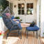 Fauteuil pivotant avec coussin et repose-pieds Swing-420895867-420895866