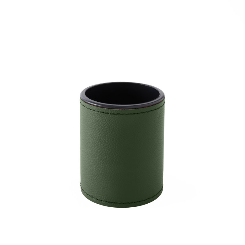 Wiltraud Leather Pen Holder, Green