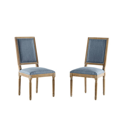 Wateley Dining Chair with Backrest And Upholstered Seats (Set of 2)