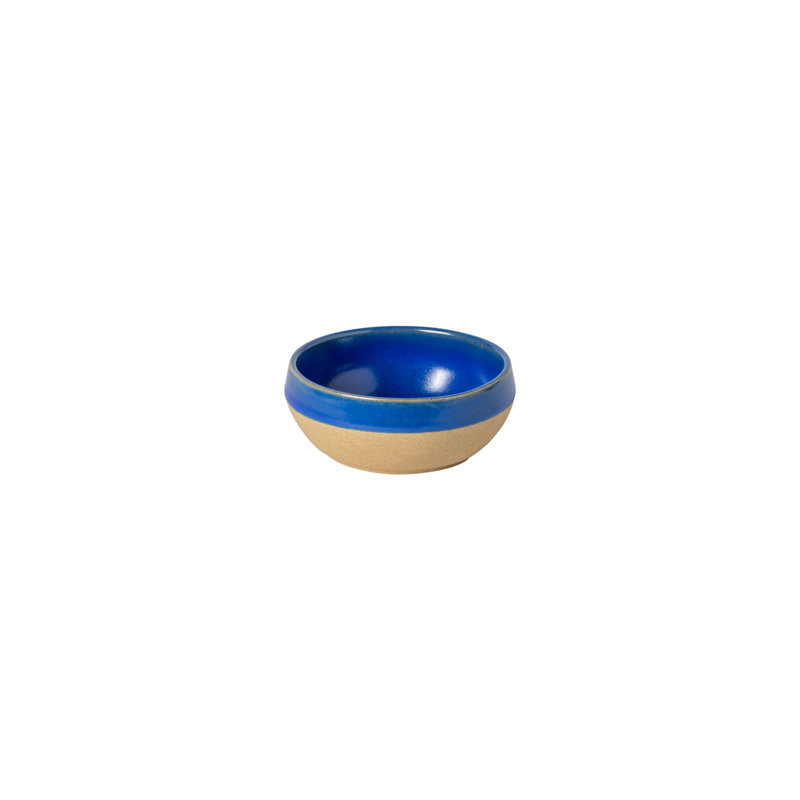Marrakesh 4.38oz. Handmade Stoneware Dessert Bowl, Ciel