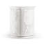 White Solid Wood End Table
