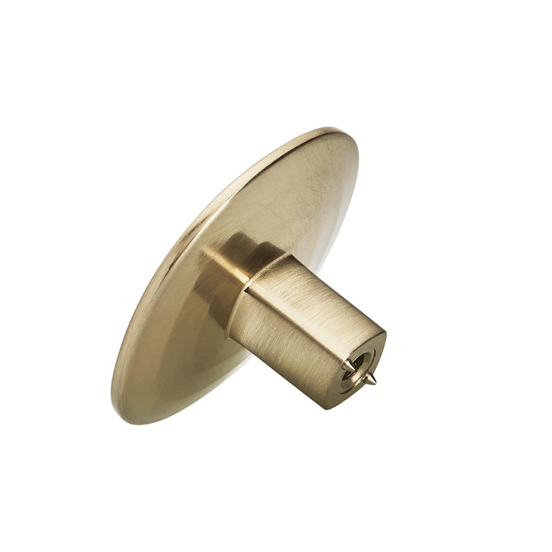 Oversized Concentric 1 9/16" Diameter Round Knob, Golden Champagne